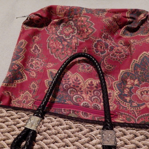 "BRIGHTON"  wicker  tote' - Picture 4 of 5